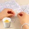INOVIS 3 Hilos Elastico Transparente para Pulseras Bisuteria Manualidades Cordon