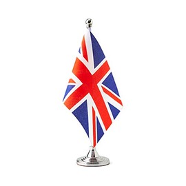 UK Flag United Kingdom Table Desk Small Mini Flags Decorations