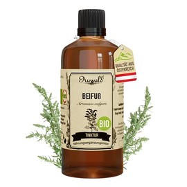 Auwald Organic Mugwort Drops - High Quality Extract, Extract, Essence & Tincture - 100% Organic Agriculture, Free from Artificial Additives and Dyes, Made in Austria - 100 ml