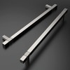 Amerdeco 10 Pack Brushed Satin Nickel Kitchen Cabinet Pulls 10