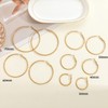 Large Gold Hoop Earrings for Women Girls,Stainless Steel Hoop Earrings