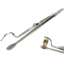 Jewelry Soldering Head-Shank Tweezers & Inside Ring Holding Tweezers Soldering Making and Repair