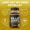 Gomitas De Shilajit 60 Unidades 1000mg Sabor A Frambuesa
