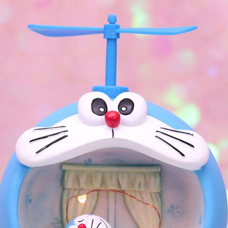 Piggy Bank Light Cute Shape Exquisite Soft Plastic Button Cartoon