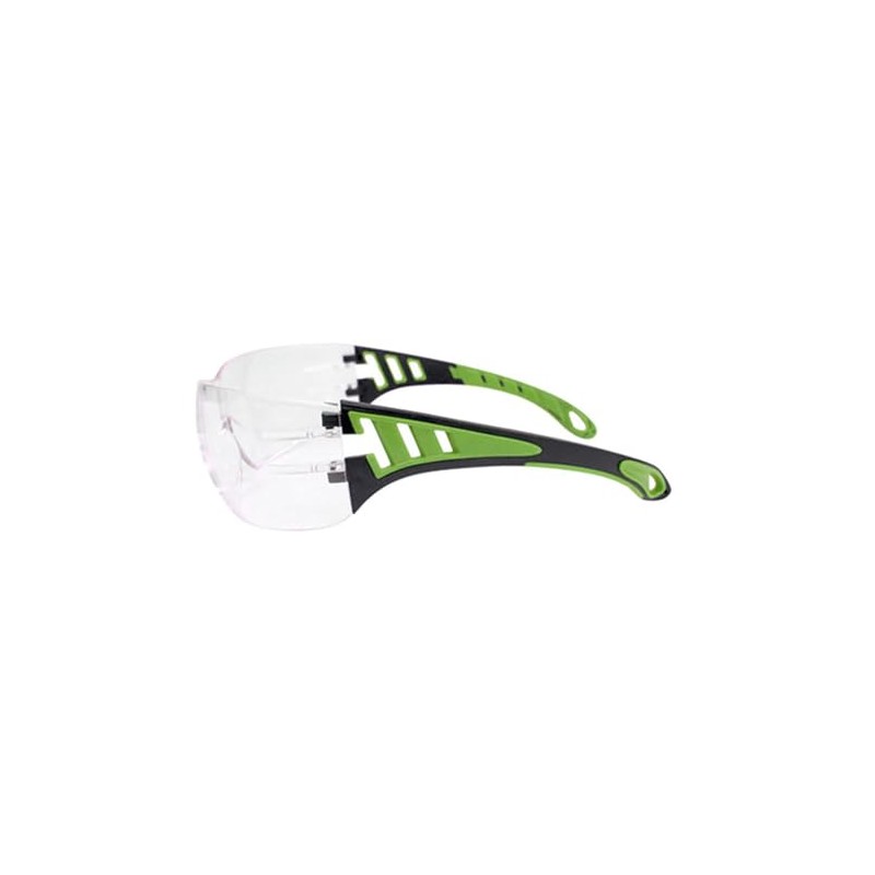 Nuevo 2024 - Gafas de seguridad transparent with patillas verdes