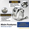 CHUN YUNG DA Heavy Duty Hose Clamps, Stainless Steel T