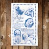 Bichon Frise Printed Tea towel - 100 Percent Cotton. Dog