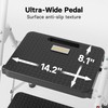 BONTEC 2-Step Ladder, Folding Step Stool, 600lbs Max Load Capacity,