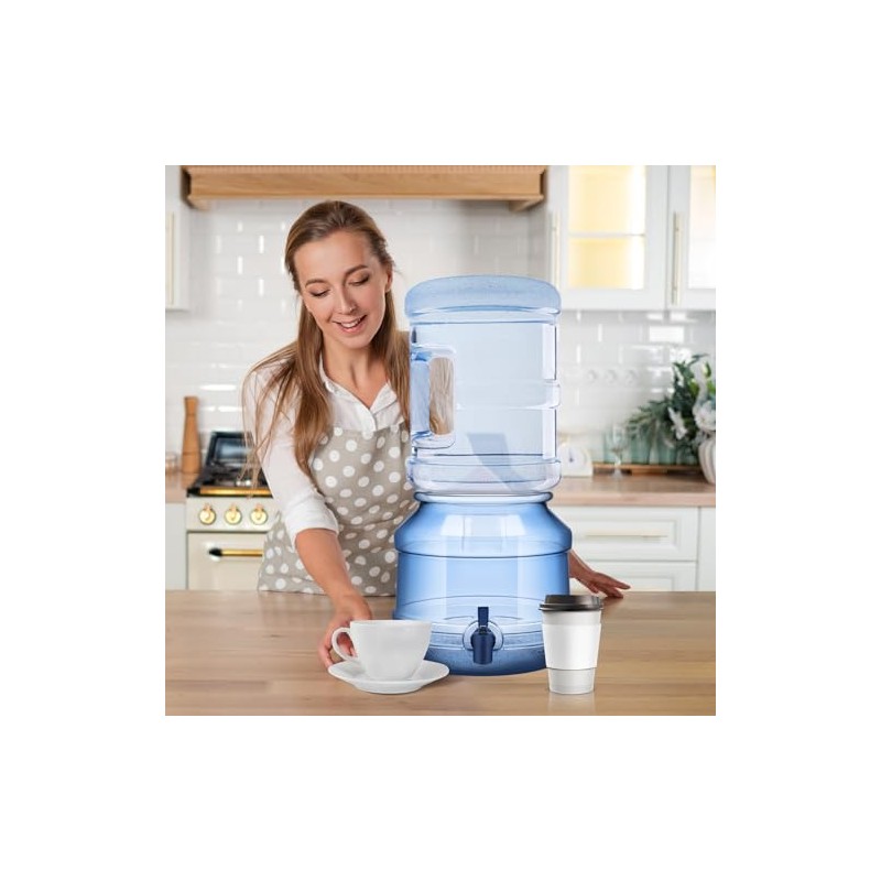 GlikCeil 5 Gallon Water Jug Dispenser Base with Spout for