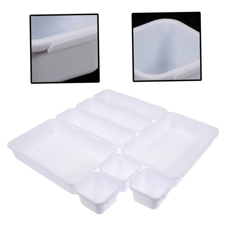 Beavorty 8pcs Storage Boxes for Home Organization Versatile Sundries Containers