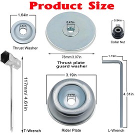 Fifatopo Blade Adapter Attachment Maintenance Kit for S-tihl String Trimmers, Compatible with FS56RCE FS91R FS70R FS94R FS111R FS131 FS91 FS131R FS56CE FS111RX FS-KM FS111 FSA135 FS240 FSA135R FS240R