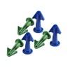 Wixine 6Pcs 3 in 1 Silicone Caulking Finisher Nozzle Plugs