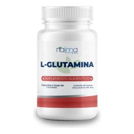 Naíma L-Glutamina 1000mg Aminoácido Deportivo Sin Gluten 100 Cápsulas