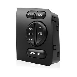 Steering Wheel Control Switch Button Fit for Ford F-250 F-350 F-450 F-550 Super Duty 2011-2014, Right Passanger Side Media Voice Switch Replace BC3Z-9C888-CA SW6772