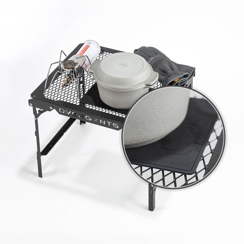 DVERG Doberg Topographic Pot Mat Black