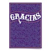 Designer Greetings Pensamientos Especiales, Spanish Thank You Cards, “GRACIAS” Purple
