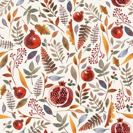 VEELIKE Garnet Peel and Stick Wallpaper Vintage Pomegranate Fruit Wallpaper for Kitchen Bathroom 17.7''x118'' Self Adhesive Floral Wallpaper Removable Fruit Contact Paper for Cabinets Drawers Shelves