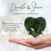 ANGELFOREVER Heart Urn with Stand & Box Keepsake Urn for