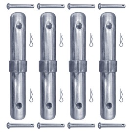 4Pcs Scaffolding Coupling Pin, Thickened Scaffold Pins 1 3/8", Spring Retainers Locking Pins Scaffold 8.66'' Length, Scaffold Pins Accessories