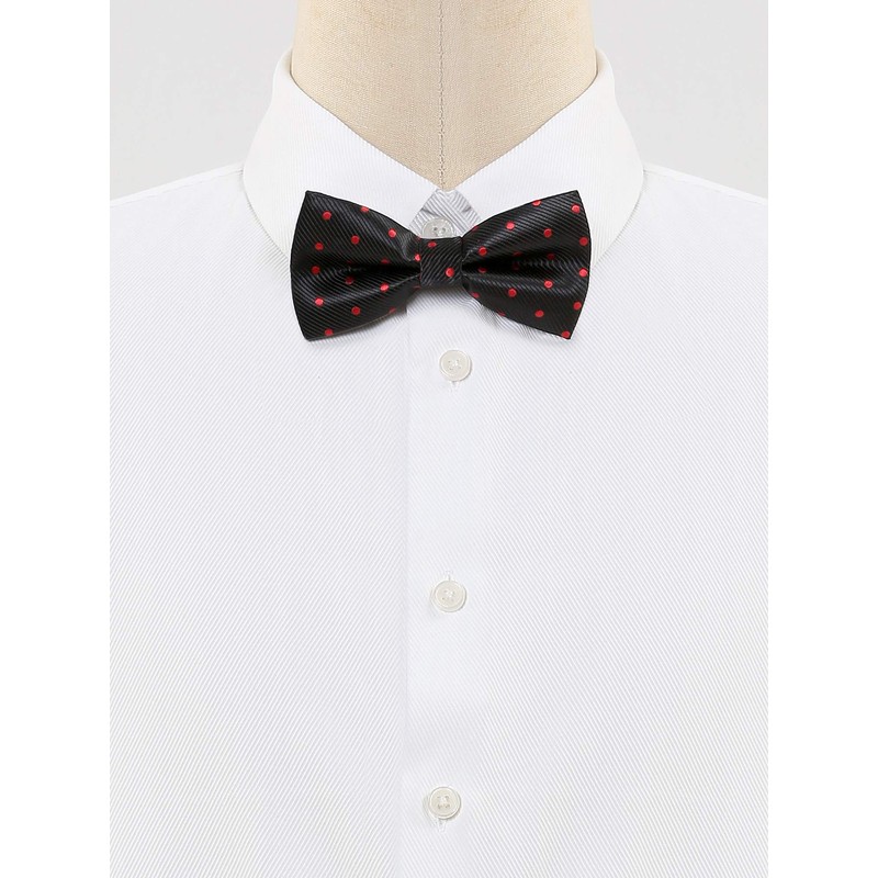 Allegra K Men's Women's Bowtie, Bowtie, Ribbon, Polka Dot Pattern,