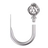 Sumnacon Set of 2 Metal Curtain Holdbacks - Wall Mounted