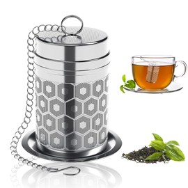 Tea Infuser for Loose Tea, Tea Strainers for Loose Tea, 304 Stainless Steel Tea Infuser, Extra Fine Mesh Loose Tea Infuser for Loose Leaf Tea Herbal Tea Spice Black Tea Rooibos