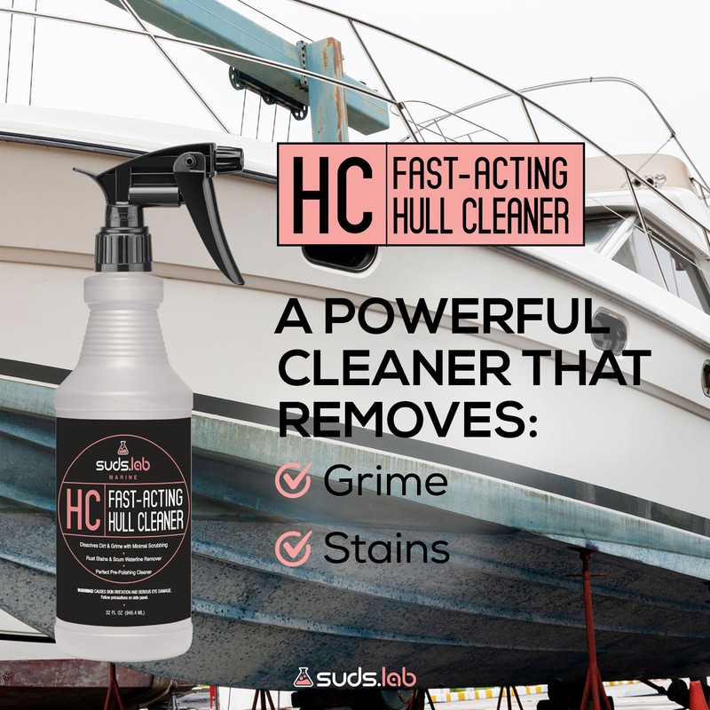 Suds Lab Marine HC Fast-Acting Hull Cleaner, Rust & Scum