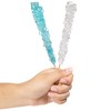 Candy Envy Light Blue and White Rock Candy Crystal Sticks