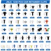 1365Pcs Car Push Retainer Clips Body Clips Plastic Fasteners Kit
