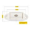 Schellenberg Magnetic Wall Holder for Roller Shutter Crank | White