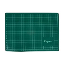 Rayher Hobby Rayher Cutting Mat, Self-Healing, 30 x 22 cm, 3-Ply, Thickness 0.3 mm, Robust and Durable, Cutting Mat, Work Mat for Cutting, Writing and Crafts, 8923400
