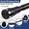 Nicecho Tension no drill on or wall mounted drill shower