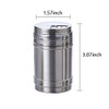 6 PCS Shaker Seasoning Cans with Rotating Cover Steel Seasoning