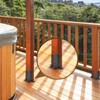 CNQLIS 4pcs Adjustable Deck Post Anchor Base Brackets Fit 1.5x1.5,
