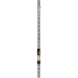 Rubbermaid Garage FastTrack Upright 25" Satin Nickel Wall Mounted Storage System Direct Mount for FastTrack Garage Rail Garage/Home Organization
