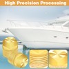 2 Pcs Boat Drain Plug, Solid Brass Boat Plug 1/2