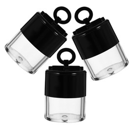 Minkissy 4sets Cushion Foundation Box with Powder Puff Small Powder Container Leakproof Durable Suitable for Travel 10g 3pcs*4