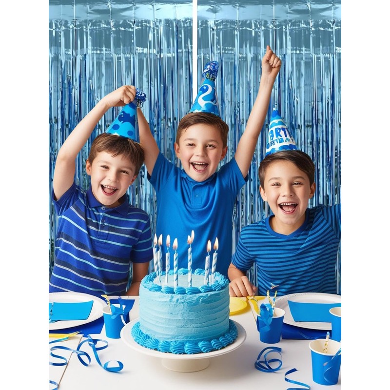 Tinsel Curtain (Blue)