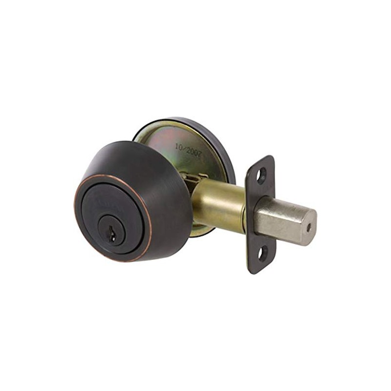 Delaney Hardware 200S-US10BE-Single Single Cylinder Deadbolt, Edge Oil Rubbed Bronze