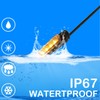 SPNUVR 4pcs Motorcycle Turn Signals Lights 8 Leds Water Flowing