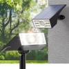 Katipeal Solar Spot Lights Outdoor, 2 Pack Outdoor Solar Lights