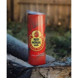 Stainless Red Horse Beer 20oz Skinny Tumbler - Filipino Pinoy Design
