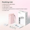 Nelko Label Maker Machine with Tape, P21 Bluetooth Label Printer,
