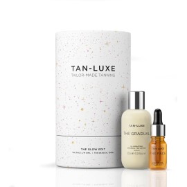 Tan-Luxe The Glow Edit Gift Set – Gradual Lotion 100ml + Face Drops 10ml