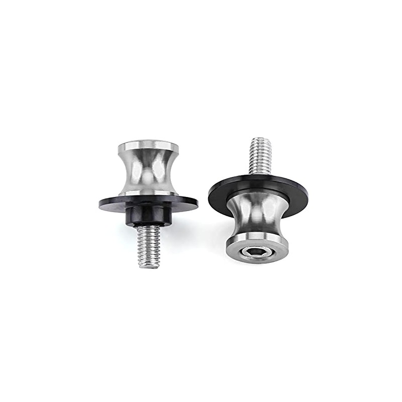 Haosie Swing Arm Spool, 2PCS 6mm Paddock Stand Bobbins, Swingarm