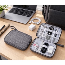 Electronics Organizer Bag Waterproof Carrying Pouch Travel Bag Universal Cable Organizer Electronics Storage Bag Accessories