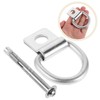NOLITOY Stainless Steel Pull Trailer Cargo Hooks V-Shaped Tie Down
