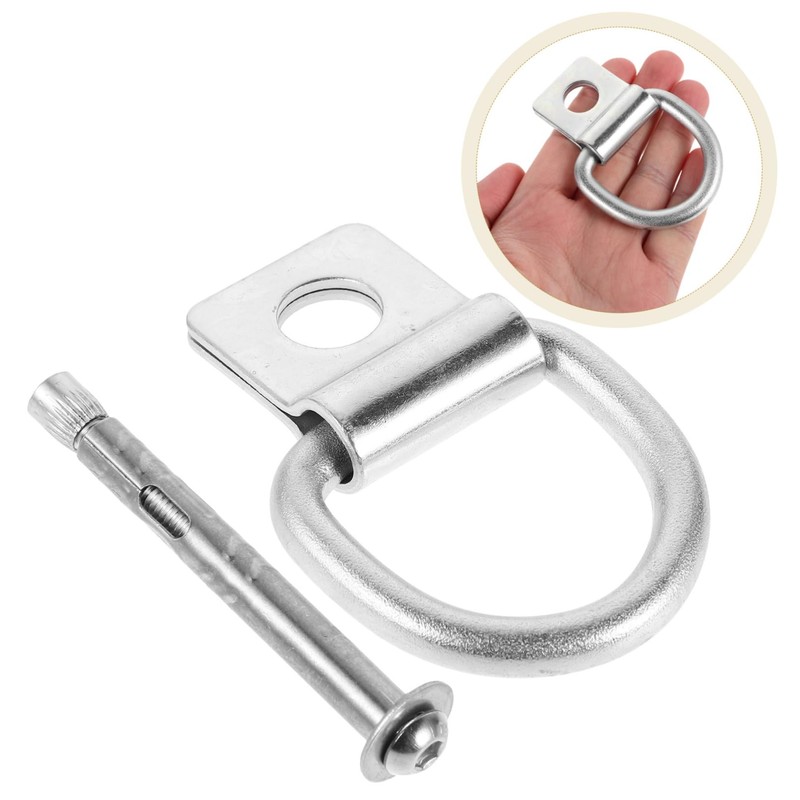 NOLITOY Stainless Steel Pull Trailer Cargo Hooks V-Shaped Tie Down