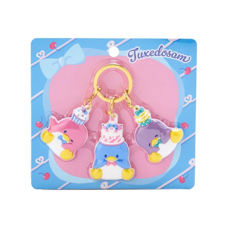 Sanrio (SANRIO) Rubber 3-in-1 Keychain Birthday Tuxedo Sam Takisam Character