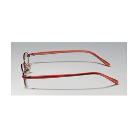 Vera Wang V136 Womens/Girls Designer Full-rim Adult Size Handmade In Japan Eyeglasses/Spectacles (46-17-135, Ruby/Red)